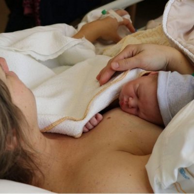 woman after birth